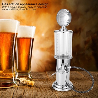 [คลังสินค้าใส]Wine Dispenser Gas Station Shaped Liquor Beer Beverage Container for Home Bar Party