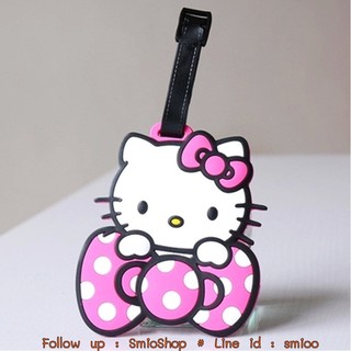 Luggage Tag - Kitty Bow