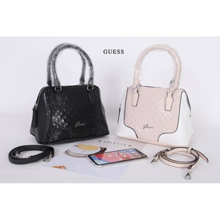 กระเป๋า guess แท้ 100% กระเป๋าสะพาย Gilman Mini กระเป๋าถือ guess ทรงโดม กระเป๋า guess ครอสบอดี้ กระเป๋า guess outlet แท้