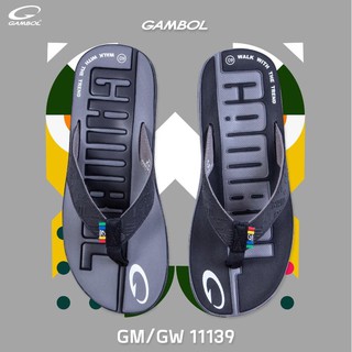 GAMBOL [11139 รองเท้าแตะชายหญิง size38-44 ถูกสุดในไทย] แกมโบล GM11139/GW11139 รองเท้าแตะลำลอง Flip-Flop #1 G39