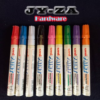 Uni PAINT Marker รุ่น PX-20 ชนิดหัวกลม 2.2-2.8 mm. ปากกาเขียนเหล็ก ปากกาเขียนยาง