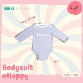 BiNKi Bodysuit - Long Sleeve Happy (Lilac, White)