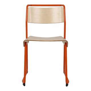 CHAIR FURDINI M-72560 WOOD/STEEL ORANGE เก้าอี้ FURDINI PAPE M-72560 สีส้ม เก้าอี้อเนกประสงค์ เฟอร์นิเจอร์เอนกประสงค์ เฟ