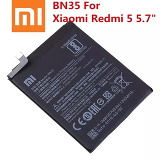 Original Redmi 5 BN35 3300 mAhสำหรับXiaomi Redmi 5 5.7 "คุณภาพสูงเปลี่ยนโทรศัพท์BN35 แบตเตอรี่