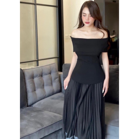 เสื้อปาดไหล่จั๊มยาว alohashop91