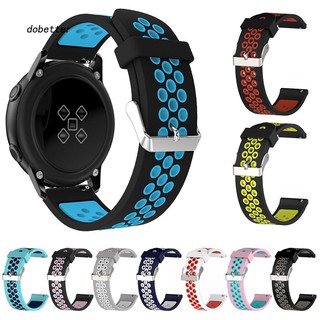 นาฬิกาข้อมือซิลิโคน dobs-20 / 22 มม. สำหรับ Samsung Galaxy Gear S3 42 มม. / 46mm Huawei GT