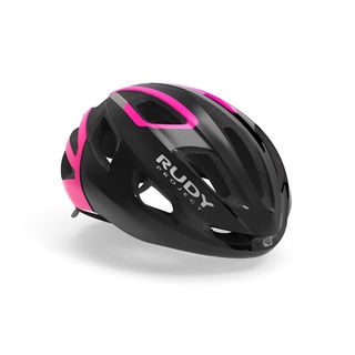 Rudy Project รุ่น Strym Black - Pink Fluo Shiny หมวกปั่นจักรยานRoad Bike