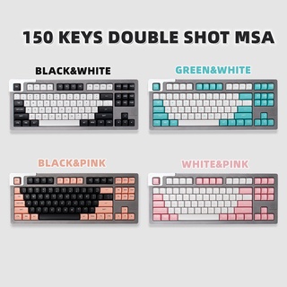 ปุ่มกดคีย์บอร์ด ABS 150 คีย์ สําหรับ Gateron Cherry MX Switches With ISO Enter 6.25U 7U Spacebar