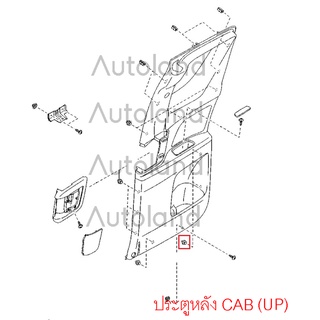 (ของแท้) ปิ๊นล็อคด้านหลังมาสด้า ใช้กับ Mazda BT-50 PRO รุ่นปี 2011-2020 (UP/UR)