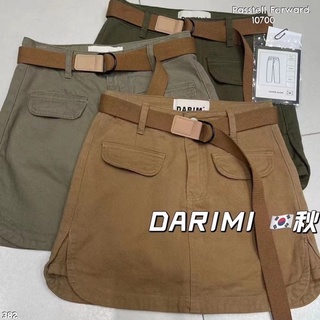 🇰🇷New🇰🇷  Korea darim cargo skirt With belt มาใหม่น่ารักมากก ใส่สวยเท่ห์ๆๆ