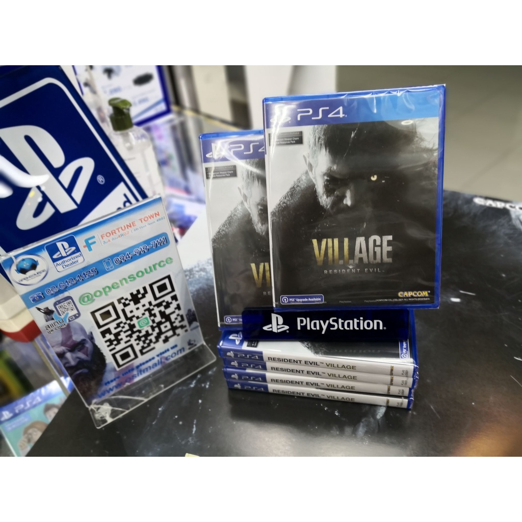 [พร้อมส่ง]Playstation: แผ่นเกม PS4 & PS5 - Resident Evil Village RE8 REVillage (ASIA Multi-languages)