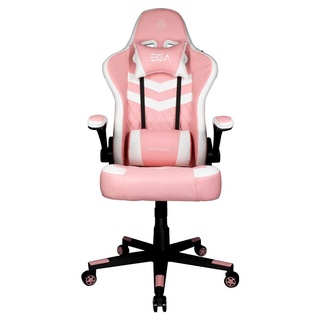 GAMING CHAIR (เก้าอี้เกมมิ่ง) EGA TYPE G2 GAMING WHITE-PINK