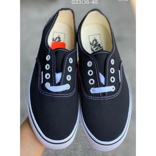 (พร้อมกล่อง)รองเท้าผ้าใบแบบผูกเชือก Size 36-45  สินค้าใหม่💯% มีบริการเก็บปลายทาง  A