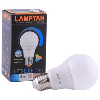 หลอดไฟ LED LAMPTAN BULB DIM 9 วัตต์ E27 DAYLIGHT