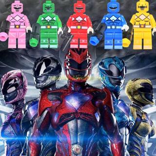 ชุดของเล่นตัวต่อ โรงรถ Power Rangers TV ขนาดเล็ก เพื่อการเรียนรู้ สําหรับเด็ก