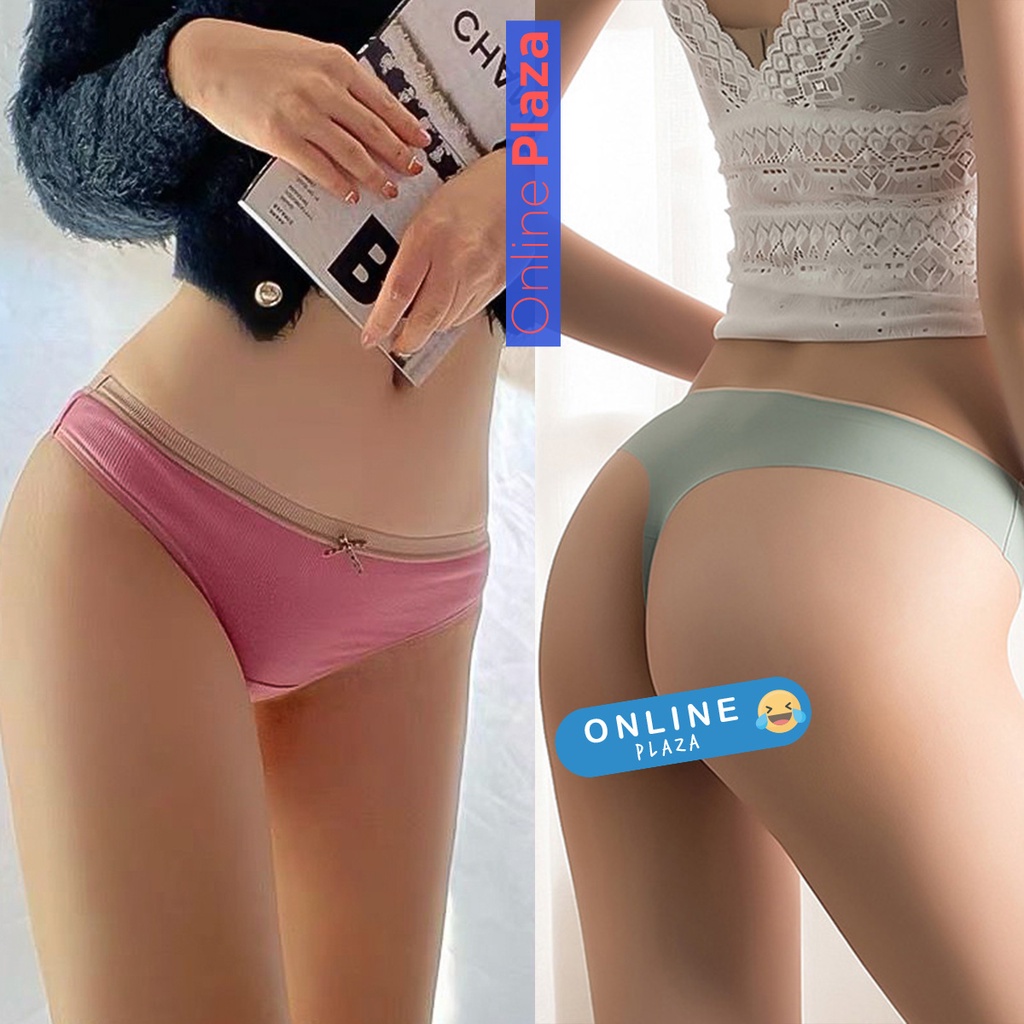 SALE ❤️ สีสั้นรูปทรงน่ารัก แต่แอบมีความเซ็กซี่และสวมใส่สบาย โชว์ก้นกลมสวย women's underwear panties