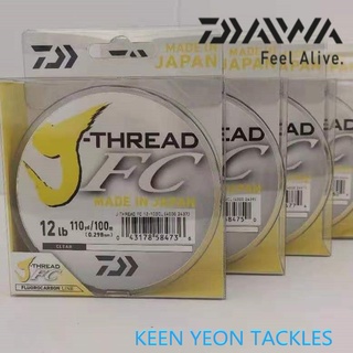 Daiwa J-THREAD สายเบ็ดตกปลา ฟลูออโรคาร์บอน 100%