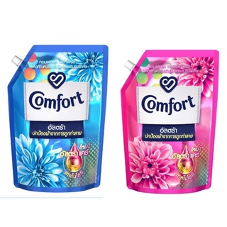 COMFORT คอมฟอร์ท อัลตร้า น้ำยาปรับผ้านุ่ม สีฟ้า รุ่น ถุงเติม 1,300 มิลลิลิตร