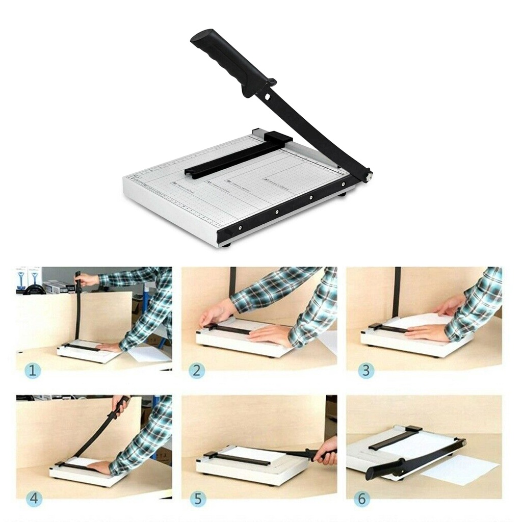 เครื่องตัดกระดาษ แท่นตัดกระดาษโรตารี่ เครื่องตัดกระดาษภาพถ่าย A4 paper cutter photo paper cutter ใบมีดคม ใช้งานง่ายทนทาน - รูปที่ 6