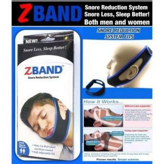 สายรัดคางแก้นอนกรนZBAND ผ้ารัดคาง ลดอาการนอนกรน ช่วยให้หลับสบายขึ้น สายรัดกันกรน นอนกัดฟัน หยุดกรน สายคล้องคอ Anti Snore