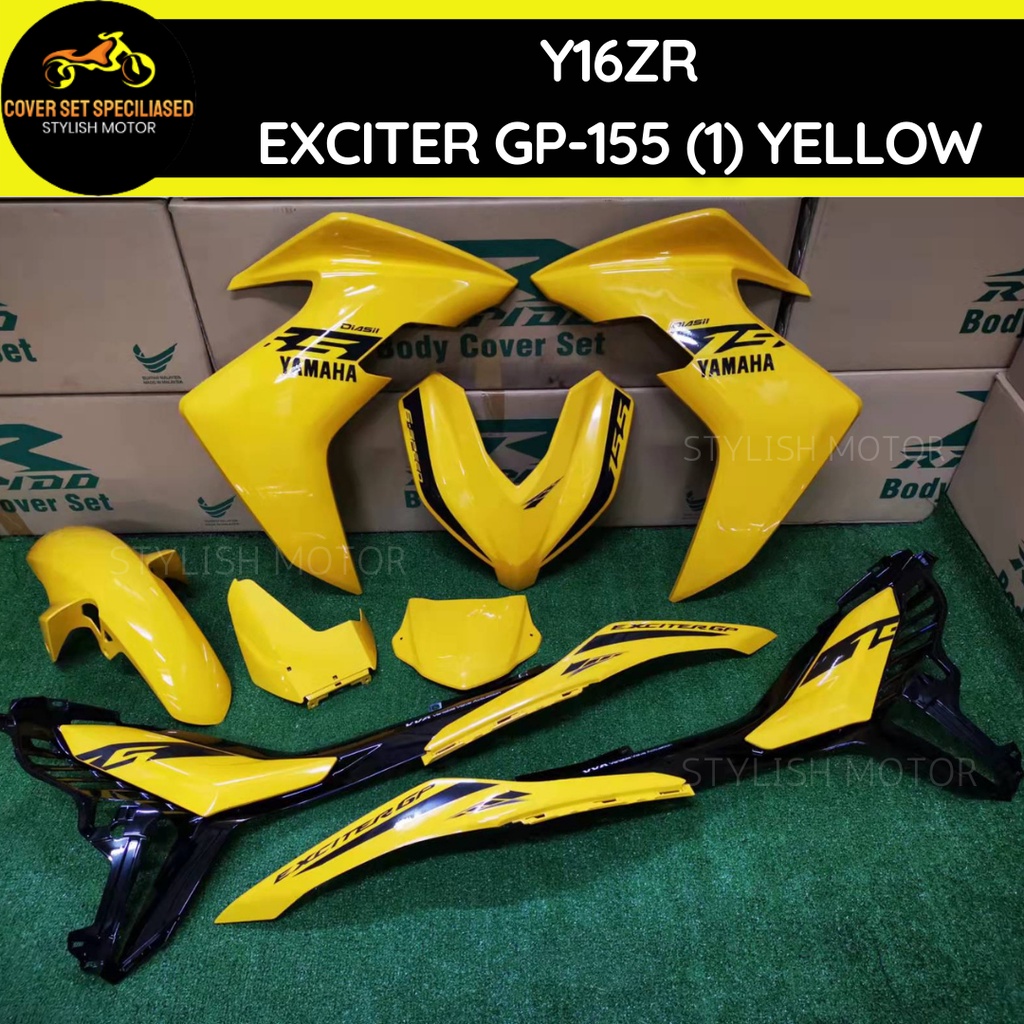 (STICKER TANAM/AIRBRUSH) ชุดครอบ RAPIDO Y16ZR EXCITER GP-155 (1) สีเหลือง