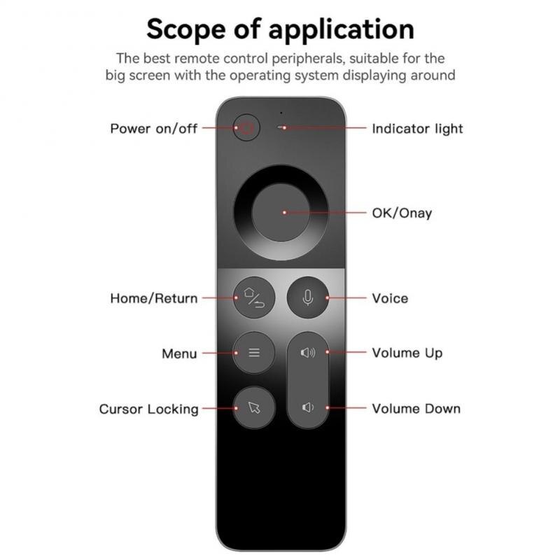 W3 2.4G Wireless Voice Air Mouse Remote Controller Mini Keyboard For Android TV BOX / Windows / Mac-