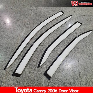 กันสาด กันสาดน้ำฝน camry 2007 2008 2009 2010 2011  สีขาว