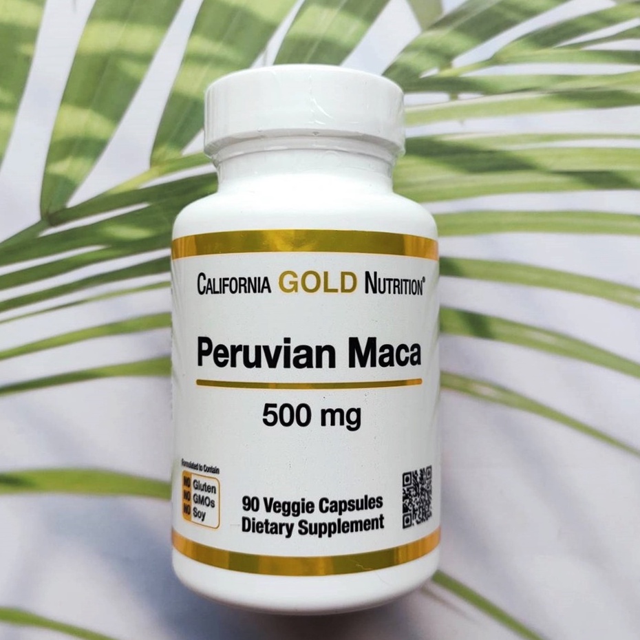 ออแกนิคหัวมาคาจากเปรู Peruvian Maca, Organic Root 500mg 90 Veggie Caps (CGN) ต้นตำรับของมาคา Superfood  ปรับสมดุลฮอโมนส์