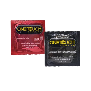 ของแท้!! ไม่ระบุชื่อสินค้า!! ONETOUCH Condom ถุงยางอนามัย วันทัช มีหลายขนาด 49-56 มม. ถุงยาง กล่องละ 3 ชิ้น