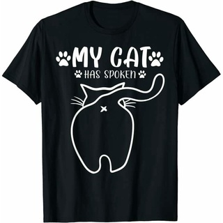 【Hot】เสื้อยืดคอกลม ผ้าฝ้าย พิมพ์ลายแมวตลก Usa My cat สไตล์คลาสสิก แฟชั่นสําหรับผู้ชาย และผู้หญิง