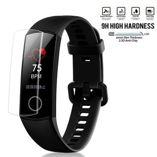 ฟิล์มกันรอยหน้าจอสําหรับ Huawei Honor Band 4 Smart Watch 9 D Tpu Hd