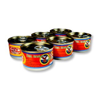 อินทรีย์ทะเล ปลาเกร็ดขาวทอดกรอบ 25 กรัม x 6 กระป๋อง Sea Eagle Crispy Fish 25g x 6 Cans