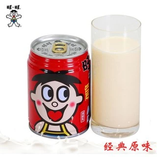 [แพค 245ml x 6] นมกระป๋องแดงในตำนาน อร่อยจนหลายๆคนตามหา 旺仔牛奶 Malamart