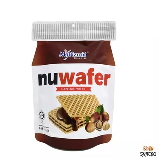 Nuwafer Mybizcuit เวเฟอร์ช็อคโกแลต 130g เวเฟอร์อบกรอบสอดใส้ช็อคโกแลตเฮเซลนัท นูเวเฟอร์ [กรอกโค้ด NBCGECS ลด 40.-]