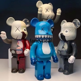 ของเล่นฟิกเกอร์ Bearbrick 400 % Kaws 5 แบบ 28 ซม .