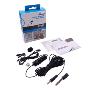 ไมค์หนีบปกเสื้อ M1 Stereo Lavalier Mic Condenser 6 เมตร