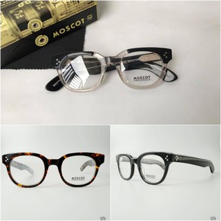 Moscot Vilda (สีดำ) มอสคอส รุ่น วิลด้า แว่นตาวินเทจ กรอบแว่นสายตา ส่งฟรีมีประกัน ดัดงอได้