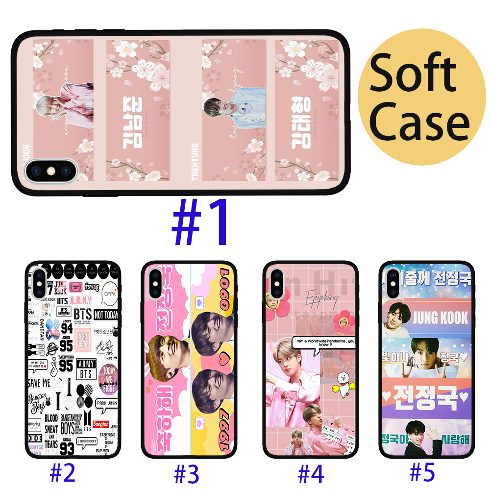 BTS สติกเกอร์ปลอกยางซิลิโคนสําหรับ Realme C17 C1 Narzo 20 Pro Q 5 6S C25 Narzo 30A นุ่มเคสโทรศัพท์กั