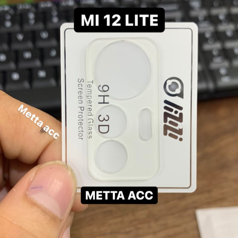 XIAOMI 12 LITE 12 PRO MI 11 LITE MI 11 TEMPERED FRAME CAMERA CLEAR FULL FRAME TEMPERED GLASS LENS GU