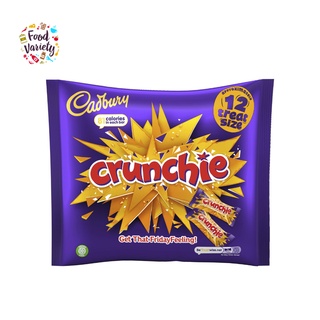 [Best Before 31/Oct/2023]Cadbury Crunchie 12 Treat Size 210g แคดเบอรี ครั้นชี่ แบบแพ็ค 12ชิ้น  210กรัม