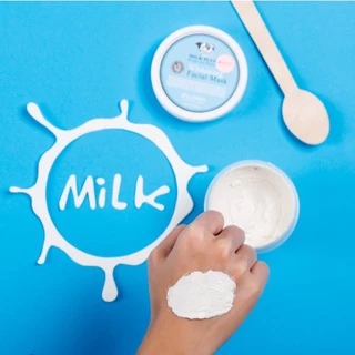 BEAUTY BUFFET SCENTIO MILK PLUS WHITENING Q10 FACIAL MASK -มิลค์พลัส ไบร์ แอนด์ ไวท์ เฟเชียล มาส์ค (100 ml)