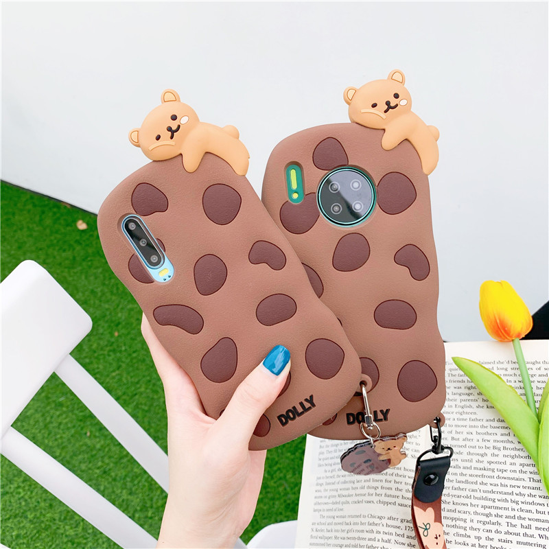 Cartoon bear OPPO A16 A15 A15S A12 A12E A77S A77 A55 A54 A57 4G 2022 F11 F9 F5 การ์ตูนหมี เคสมือถือ Phone Case soft shell TPU Cover