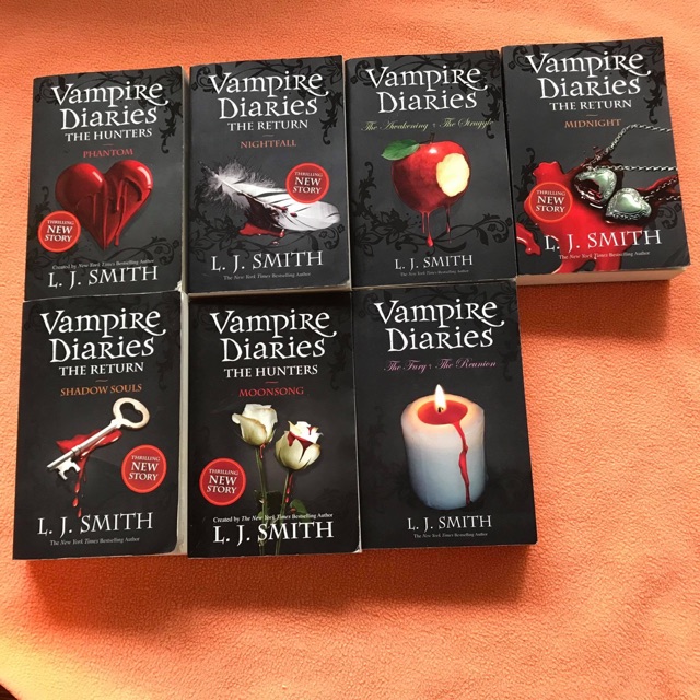 Vampire Diaries Set 7เล่ม มือสองสภาพใหม่