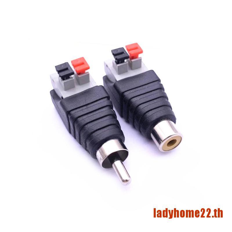 【TWOHOME】สายเคเบิ้ลแจ็คเสียบลําโพง Rca ตัวผู้ ตัวเมีย #5