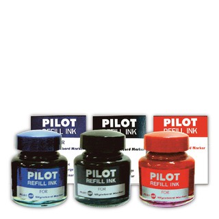 ไพล็อต หมึกเติมปากกาไวท์บอร์ด สีน้ำเงิน แพ็ค 2 ขวด Pilot ink refills blue whiteboard marker pack of 2