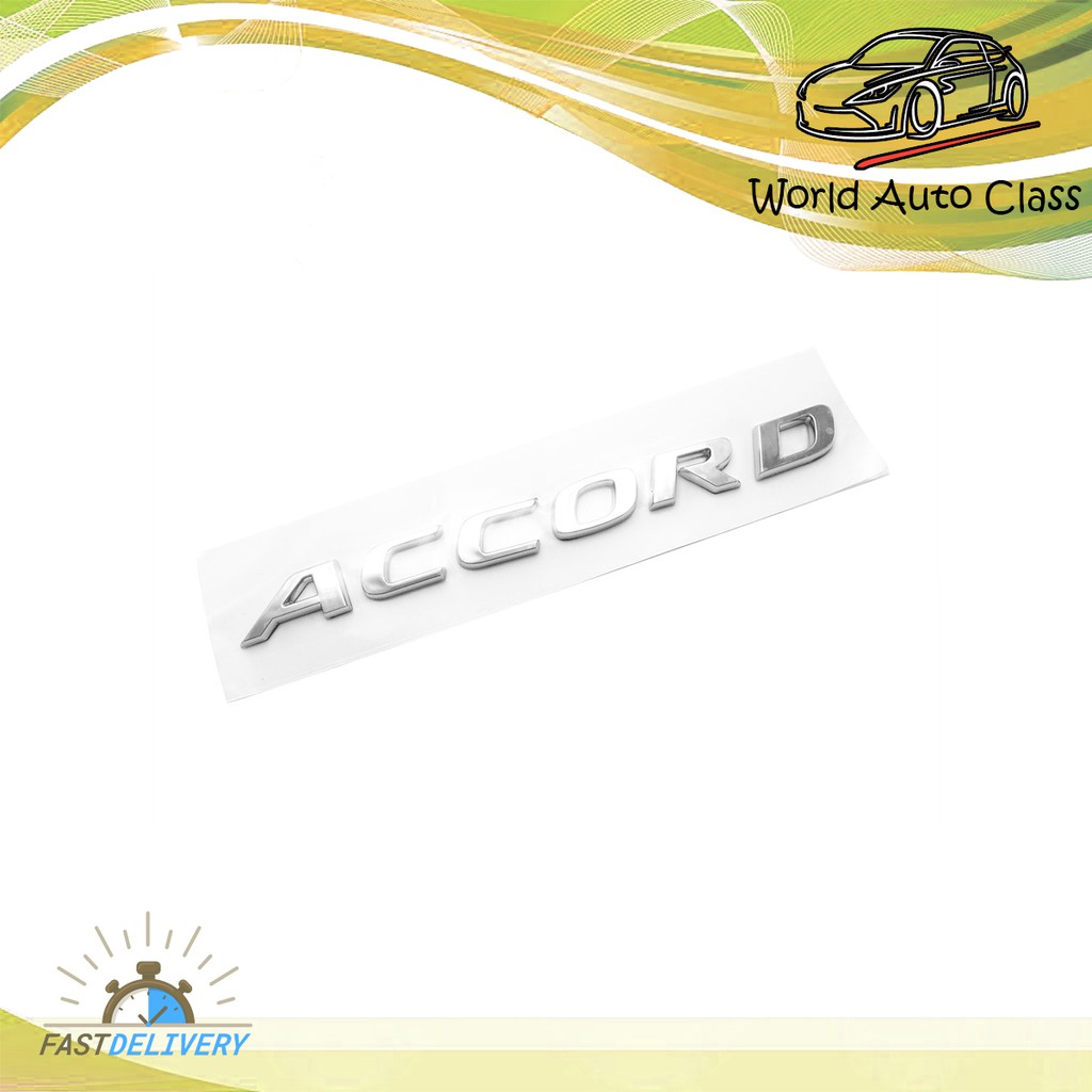Logo Accord โครเมี่ยม Honda  Accord ปี 2005 - 2018 มีบริการเก็บเงินปลายทาง