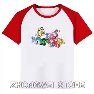 Zhongwei Bunzo the Bunny Poppy Playtime เสื้อยืดลําลอง แขนสั้น พิมพ์ลายกราฟฟิค แนวสตรีท แฟชั่น สําหรับเด็กผู้ชาย ผู้หญิง ไซซ์ S-3XL