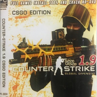 แผ่นเกมส์ pc Counter-Strike 1.9 Csgo Edition