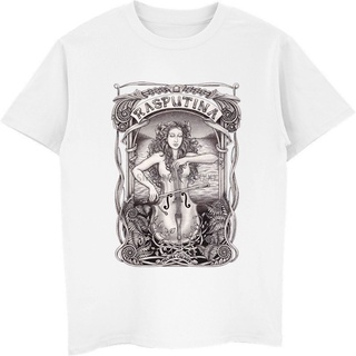 T-shirt  เสื้อยืดแขนสั้น ผ้าฝ้าย 100% พิมพ์ลาย CELLO DRIVEN BAND DARK CABARET สไตล์ฮิปฮอป สําหรับผู้ชายS-5XL