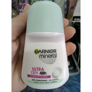 Garnier De Ultra Dry 48H Antyperspirant W Kulce 50Ml.ปกป้องระงับกลิ่นกายอย่างเข้มข้น 48 ชั่วโมง